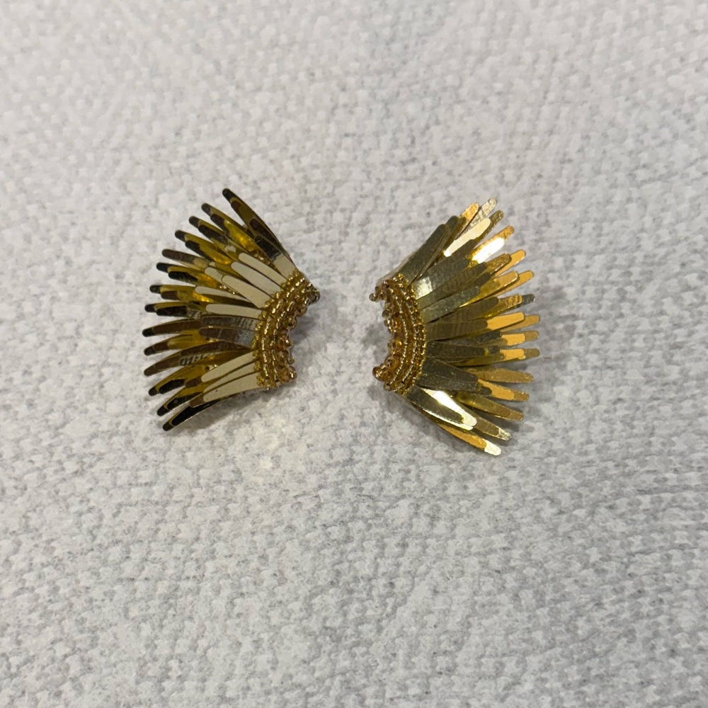 Mignonne Gavigan mini madeline gold earrings